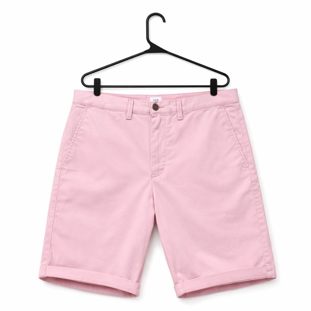 Gap Men’s Size 31 Pink Essential Khaki 10” Short. Flat-Front Shorts.